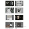 New Design 1 Gang Wandschaltertafel mit weißen elektrischen Schaltern mit Zwischenlicht